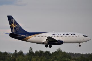 Nolinor_C-GNLN_Boeing_737-200_(CYVO)