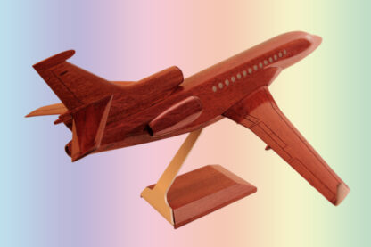 Dassault Falcon 7X Winglet 7-X Large Cabin Airplane Desktop Wood Model  Small New